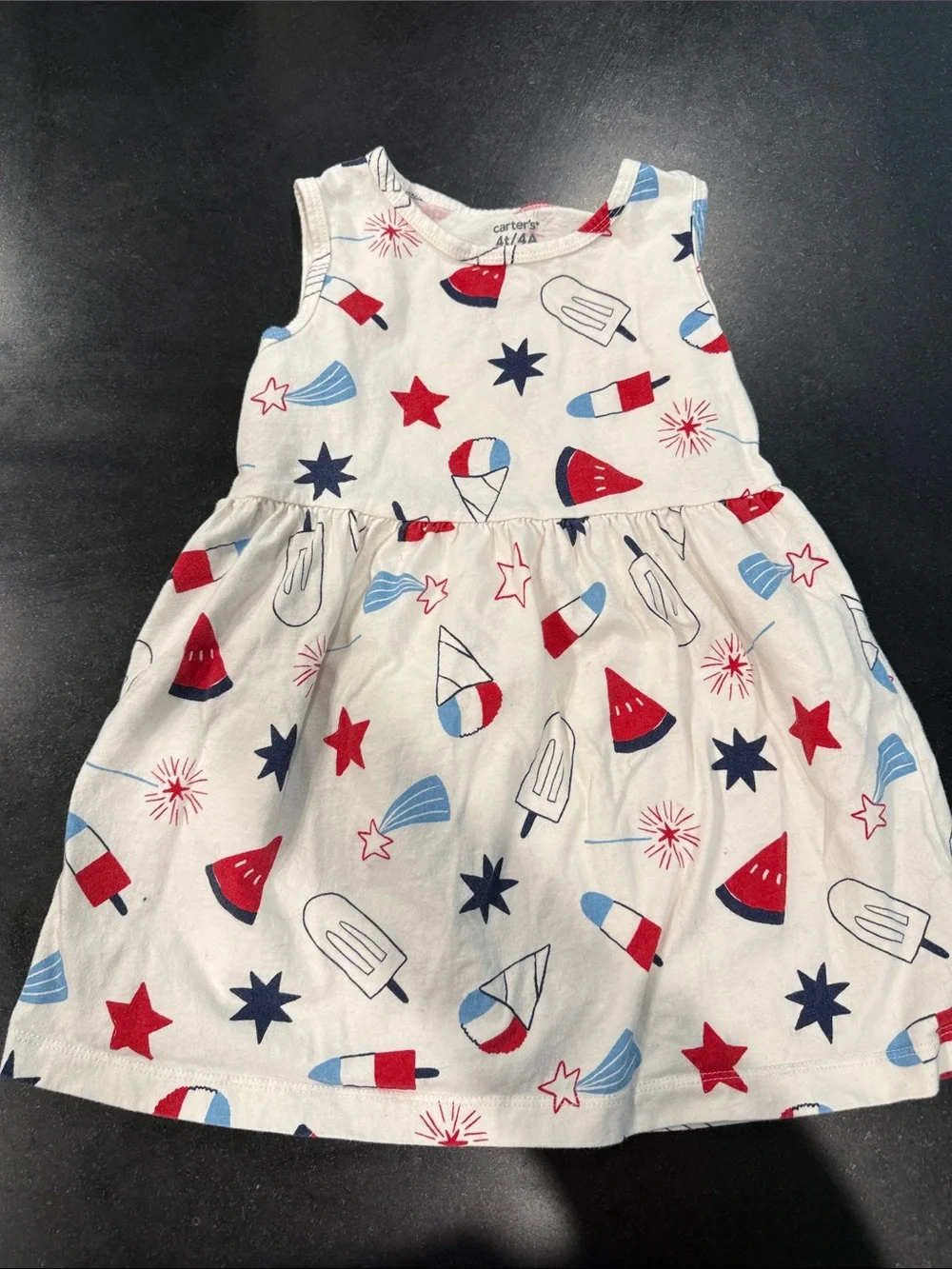Fourth of July Red White and Blue Summer Lot
